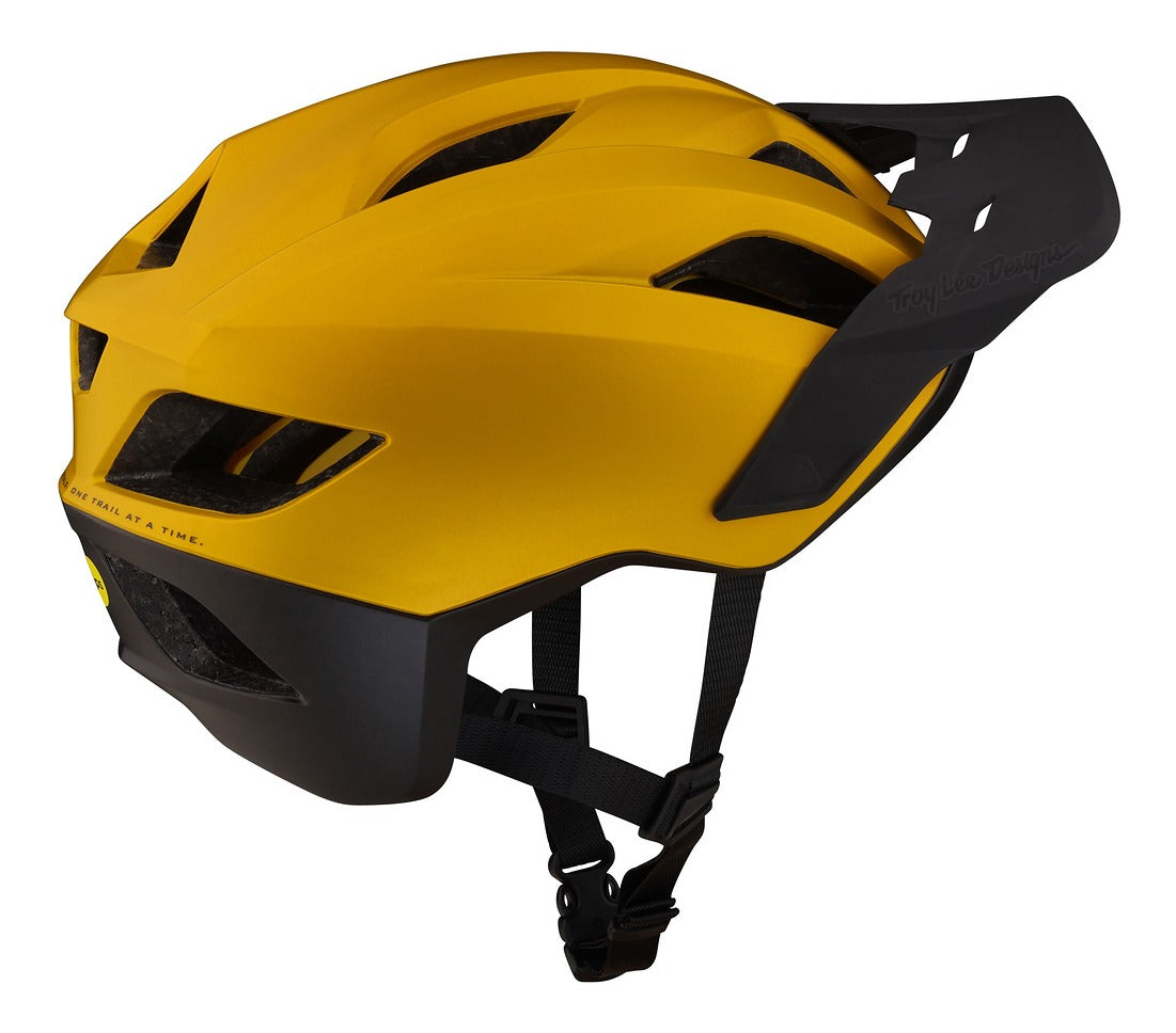 Casco Troy Lee Designs Flowline Orbit Gold / Black